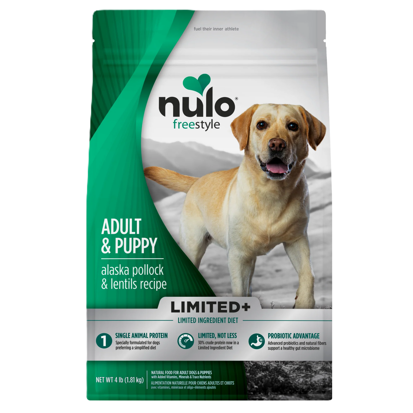 Nulo FreeStyle Limited+ Alaska Pollock & Lentils Recipe, Dry Dog Food