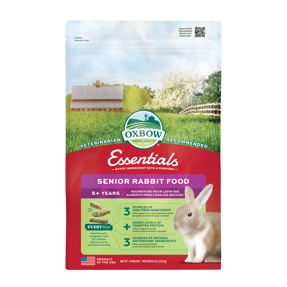 Oxbow Essentials Senior Rabbit Food, 4-lb Bag