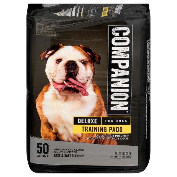 Companion Training Pads for Dogs, 21"x22", 50-Count
