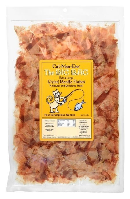 Cat-Man-Doo Dried Bonito Flakes, Cat Treat