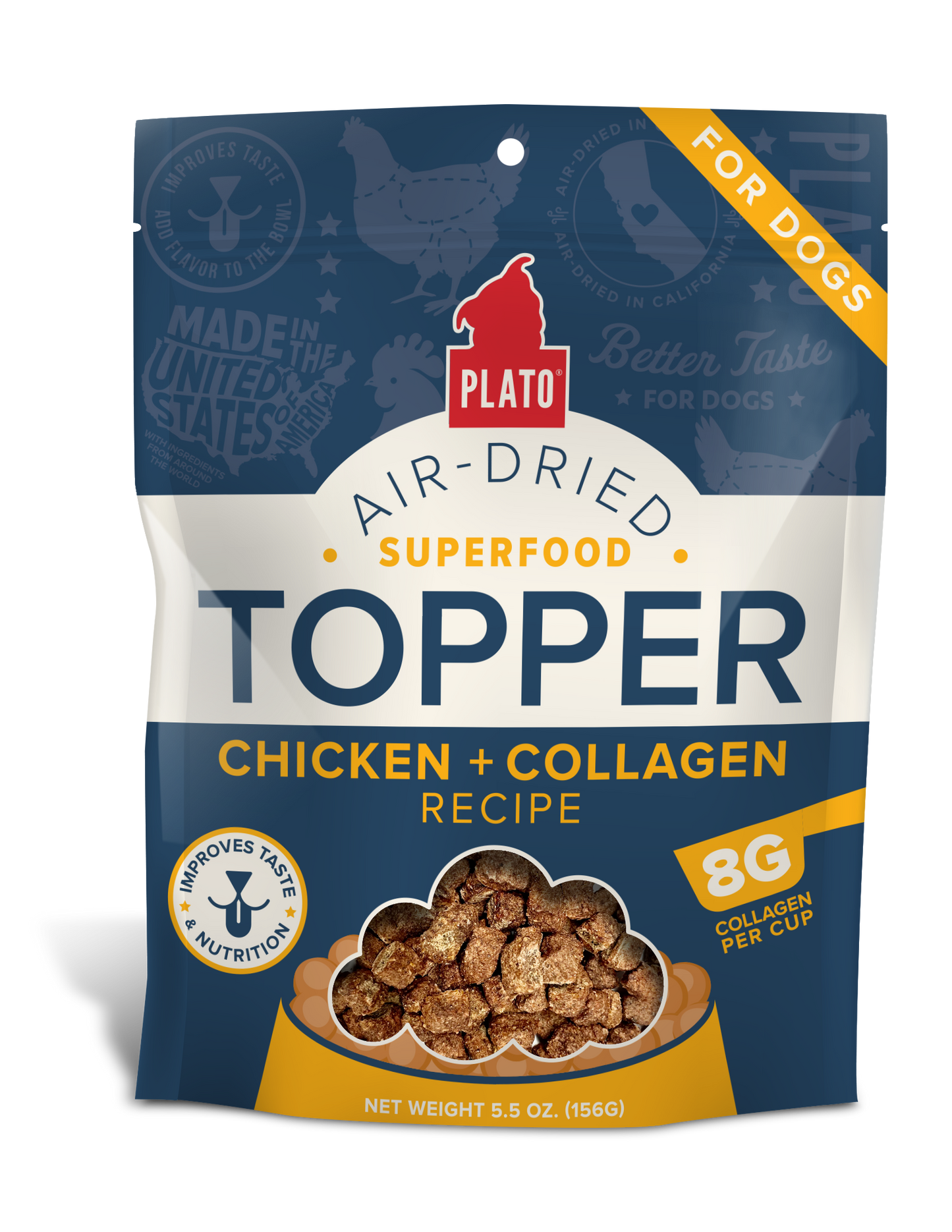 Plato Air-Dried Chicken Recipe, Meal Topper