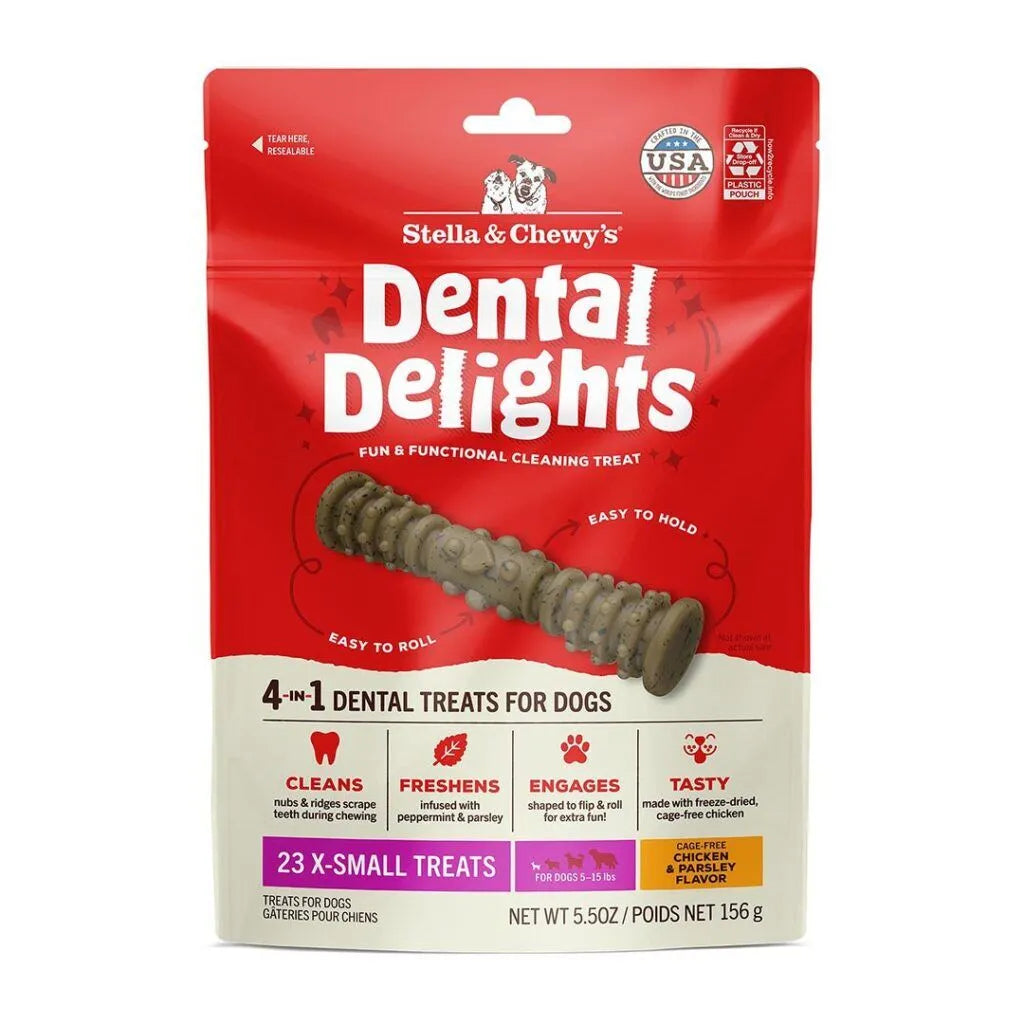 Stella & Chewys Extra Small Dental Delights Oral Health Dog Treats
