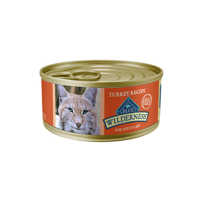 Blue Buffalo Wilderness™ Adult Cat Turkey Recipe, Wet Cat Food, 5.5-oz Case Of 24