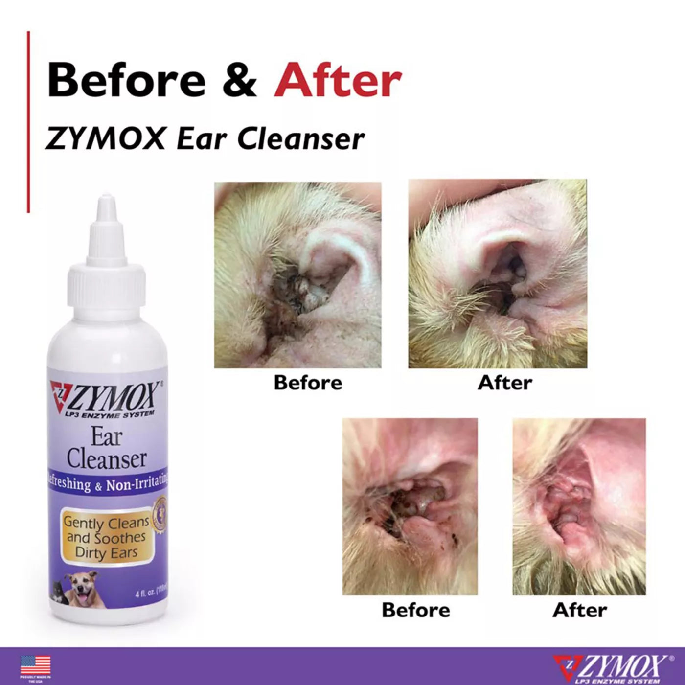 Zymox Pet Ear Cleanser, 4-oz