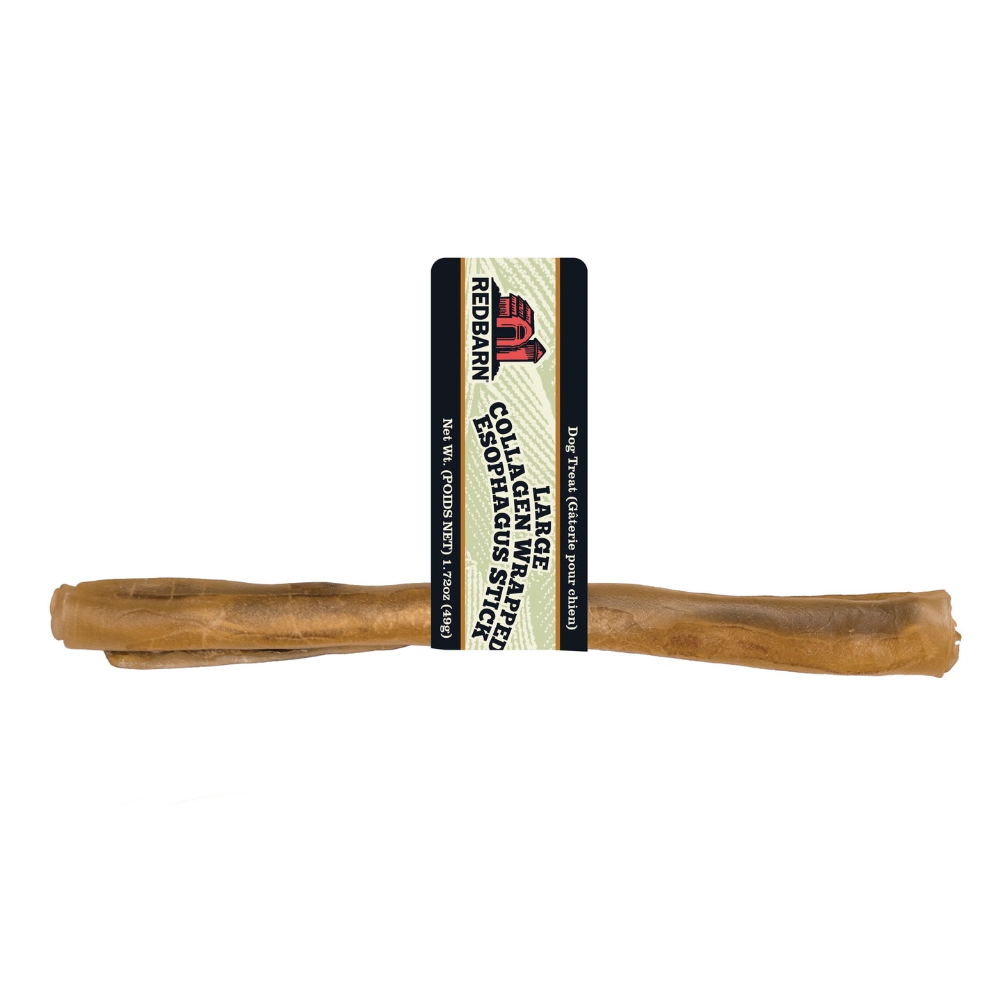 Redbarn Collagen Wrapped Esophagus Stick, Dog Chew