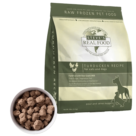 Steve's Real Food Frozen Nuggets Turducken Recipe Dog Food