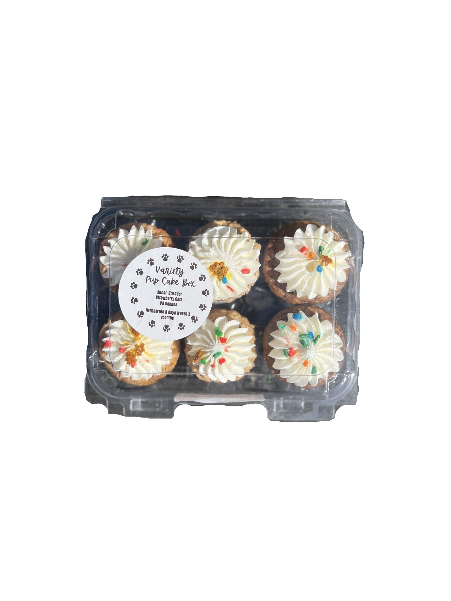 The Pup Gang Bakery, Variety Pup Cake Box, Dog Treat, 6-count