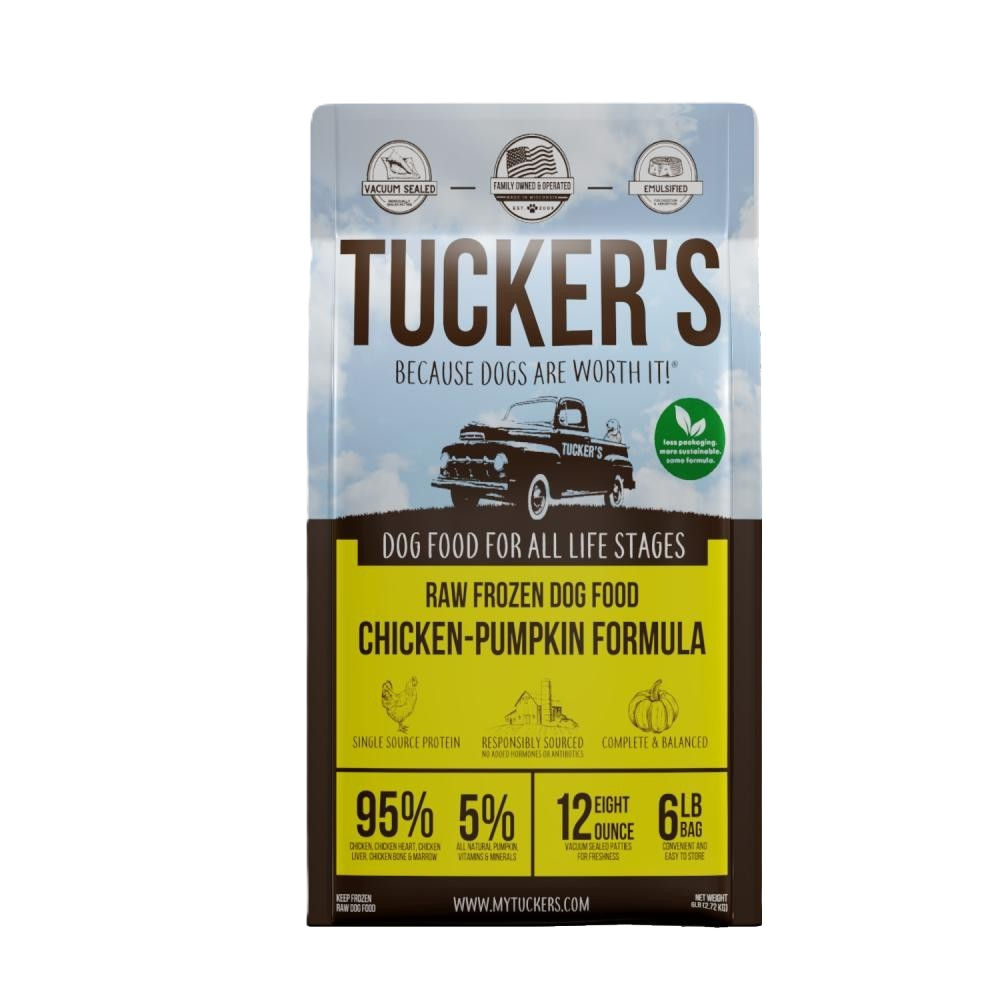 Tucker's Chicken-Pumpkin Diet, Frozen Raw Dog Food