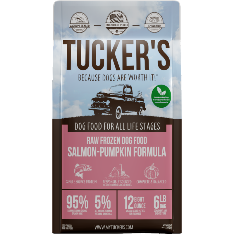 Tucker's Salmon-PumpkinDiet, Frozen Raw Dog Food