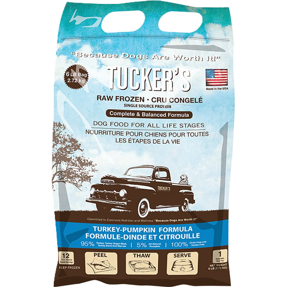 Tucker's Turkey-Pumpkin Diet, Frozen Raw Dog Food