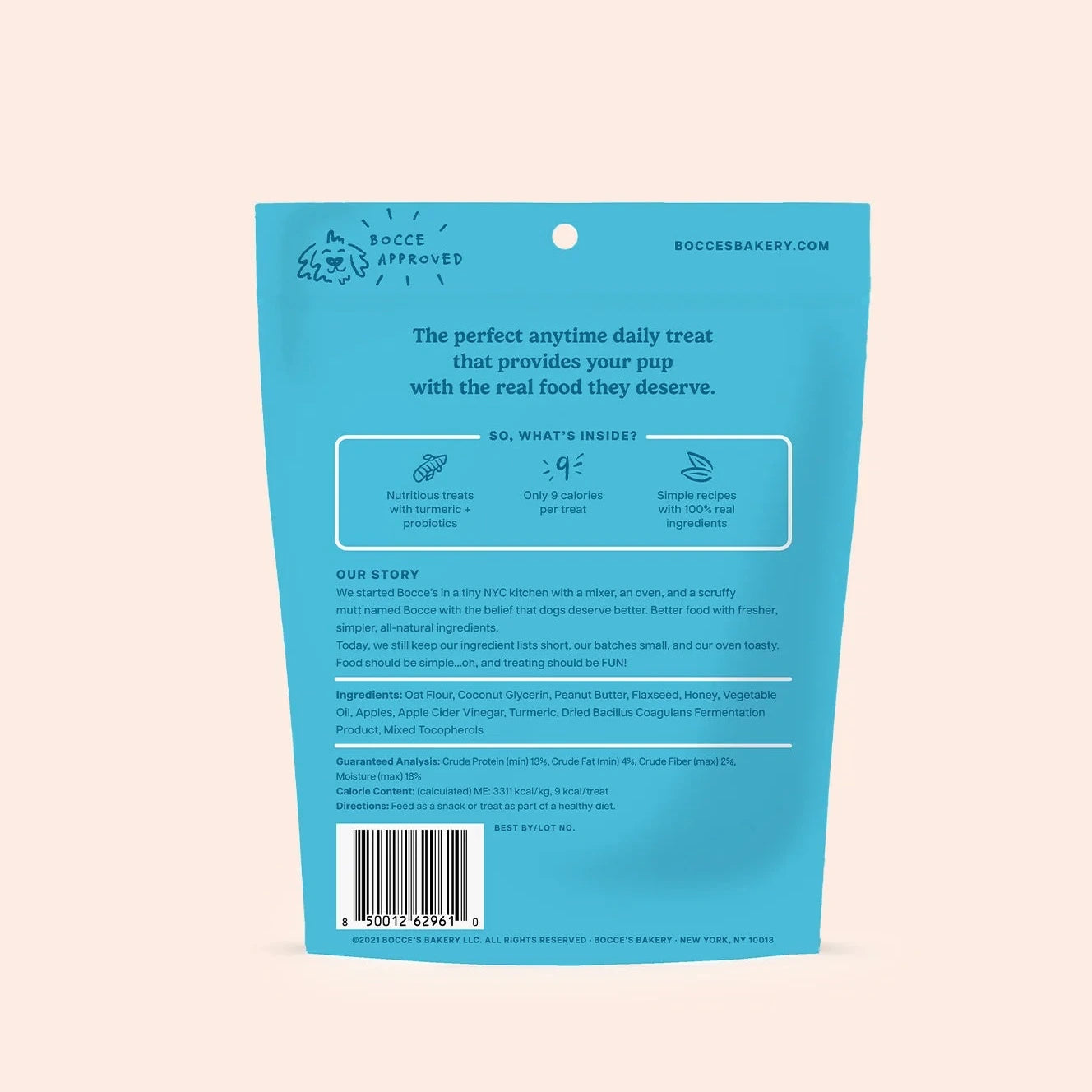 Bocce's Bakery Super Shield Soft & Chewy Treats, Dog Treats, 6-oz Bag