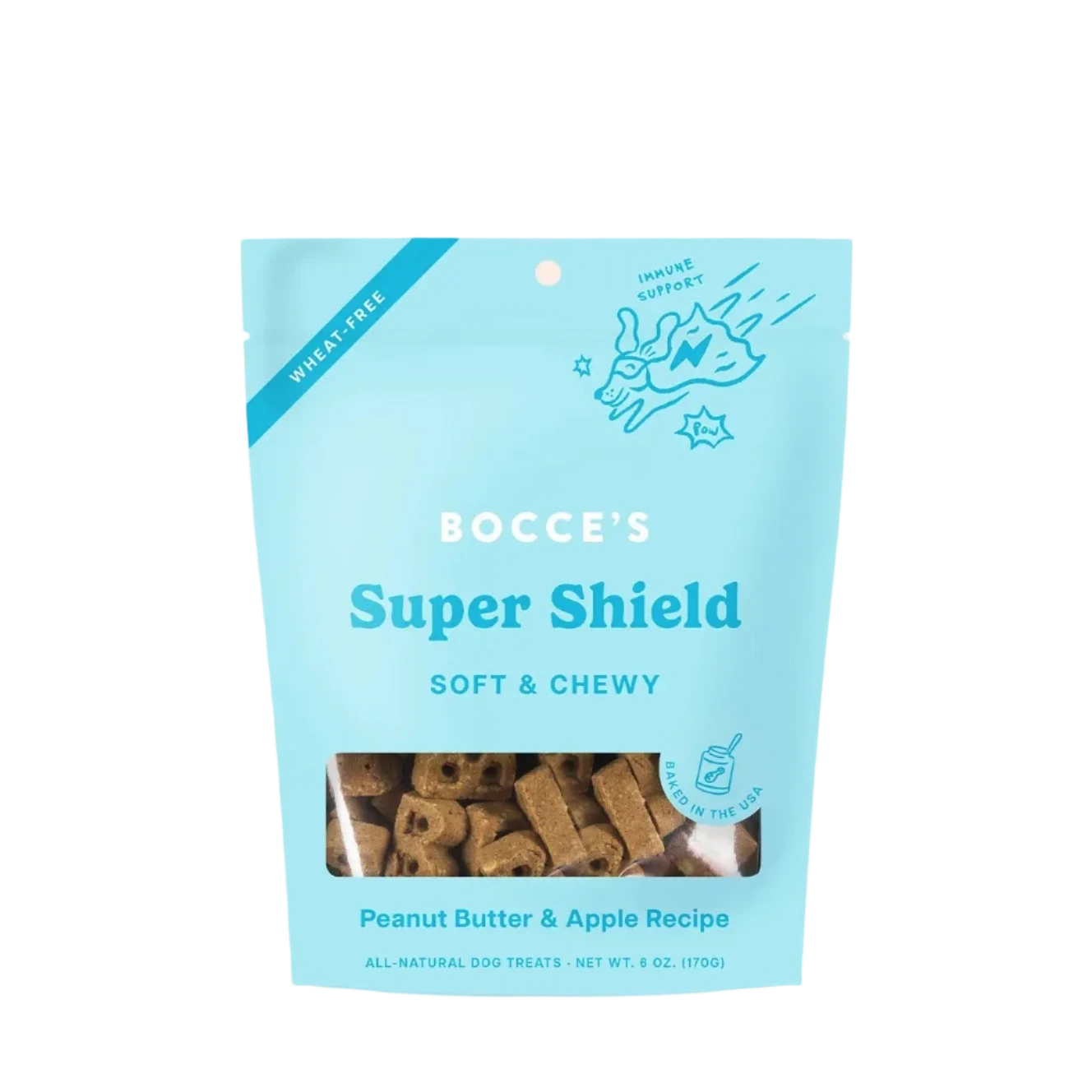 Bocce's Bakery Super Shield Soft & Chewy Treats, Dog Treats, 6-oz Bag