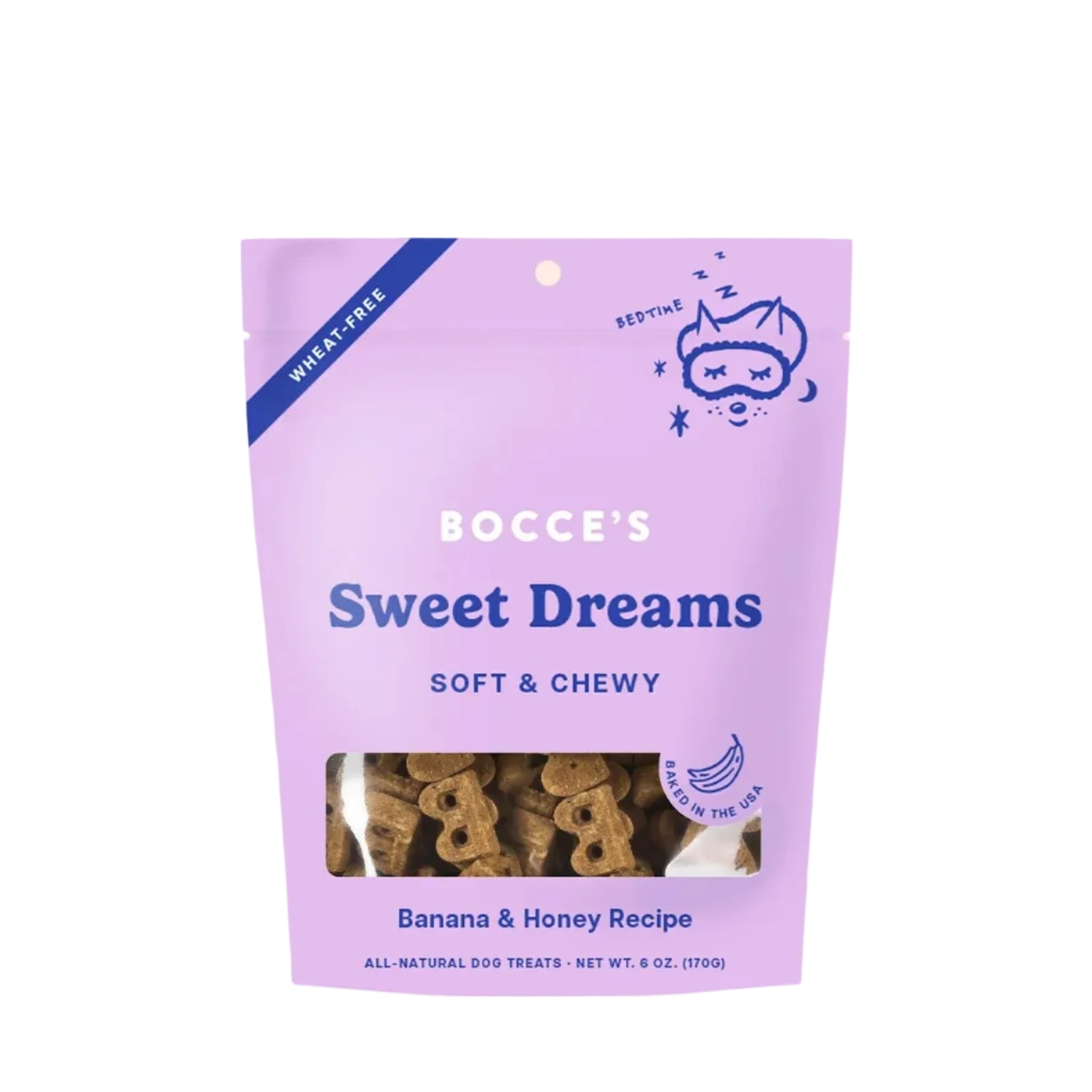 Bocce's Bakery Sweet Dreams Soft & Chewy Treats, Dog Treats, 6-oz Bag
