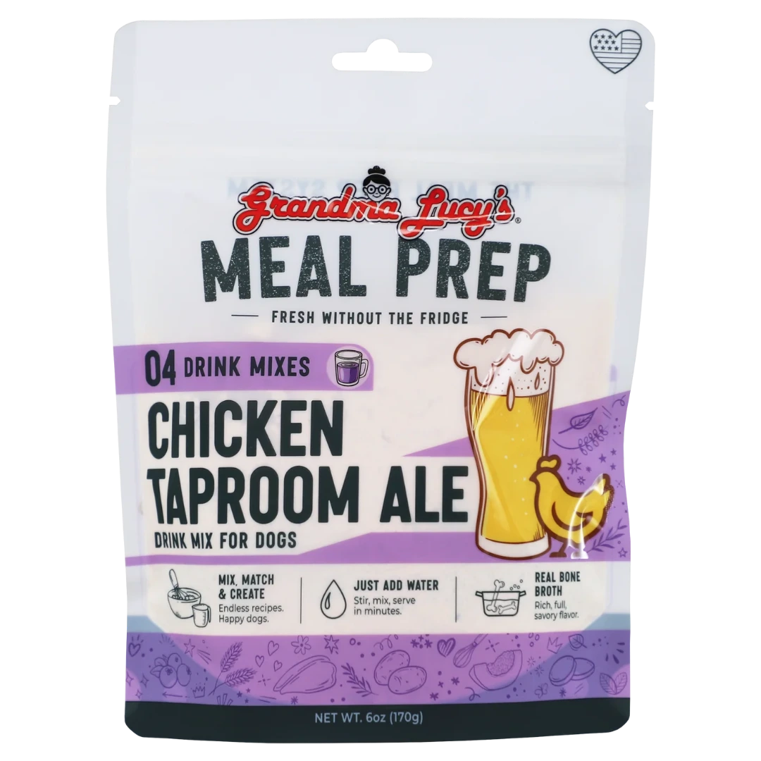 Grandma Lucy's Meal Prep Chicken Taproom Ale, Dog Food Supplement, 6-oz Bag