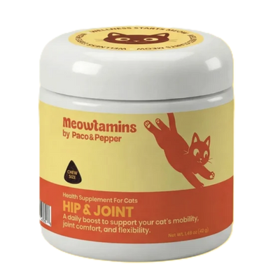 Paco & Pepper Meowtamins Hip & Joint Formula, 60-count