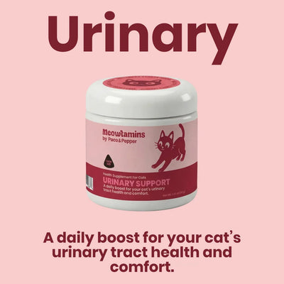 Paco & Pepper Meowtamins Urinary Formula, 60-count