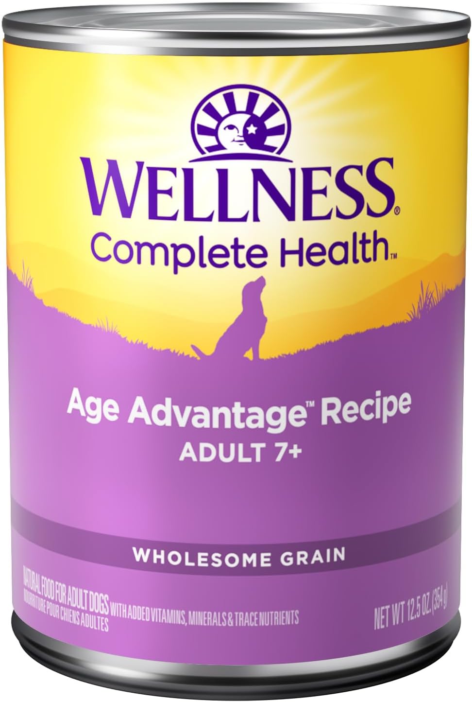 Wellness Complete Health Paté - Age Advantage 7+ Chicken Sweet Potato Recipe, 12.5-oz Case of 12