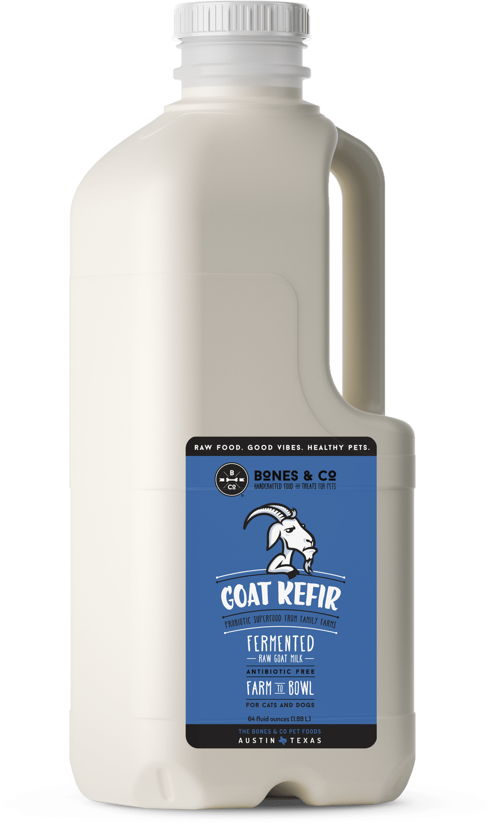 Bones & Co Frozen Cream Goat Milk Kefir, Frozen Dog Food Supplement
