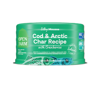 Open Farm Grain Free Cod & Arctic Char Recipe, Wet Dog Food, 7-oz, Case Of 24