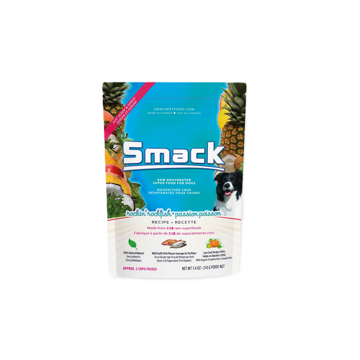 Smack Rockin' Rockfish, Dehydrated Dog Food