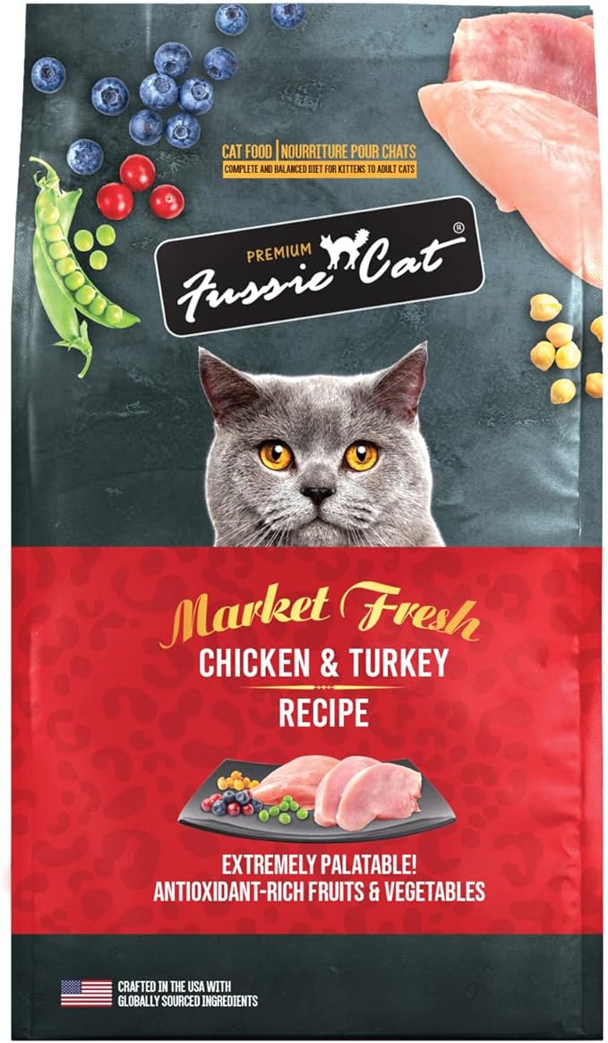 Fussie Cat Market Fresh Chicken & Turkey Dry Cat Food