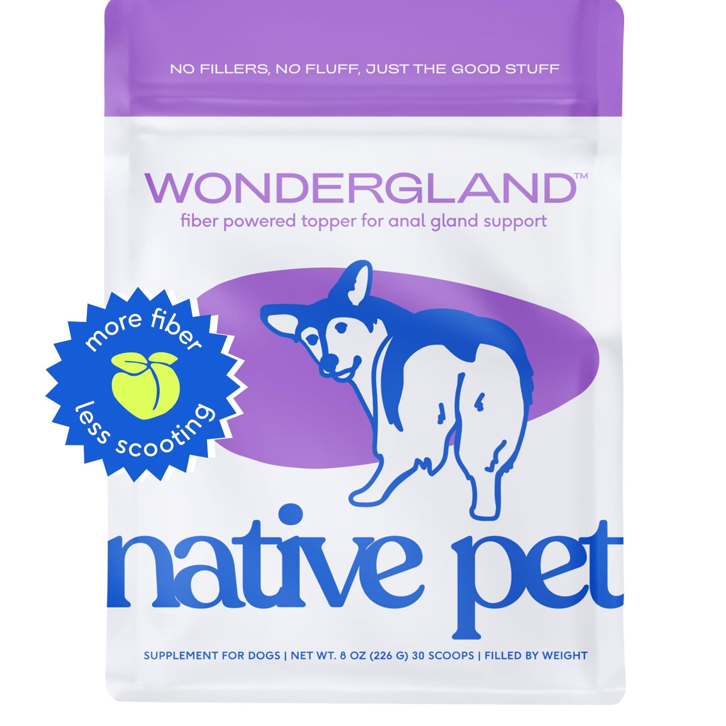 Native Pet Wondergland, Dog Supplement, 8-oz Bag