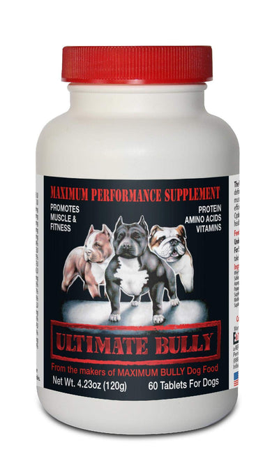 Ultimate Bully - Maximum Performance Canine Supplement, 60-Count