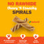 Cadet Chewalicious Chewy'n Crunchy Rawhide-Free Natural Spirals, Dog Chews