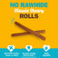 Cadet Chewalicious Rawhide-Free Natural Classic Chewy Rolls, Dog Chews