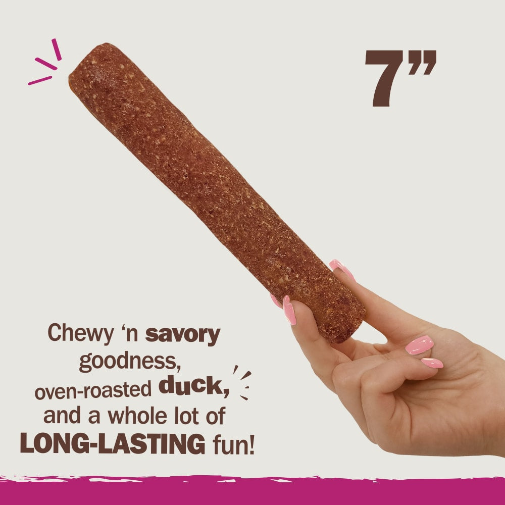 Cadet Chewalicious Rawhide-Free Chewy'n Savory Rolls Duck Recipe, Dog Chews