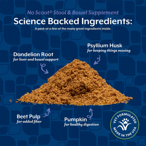 NaturVet No Scoot® Powder 5.4-oz, Dog Supplement