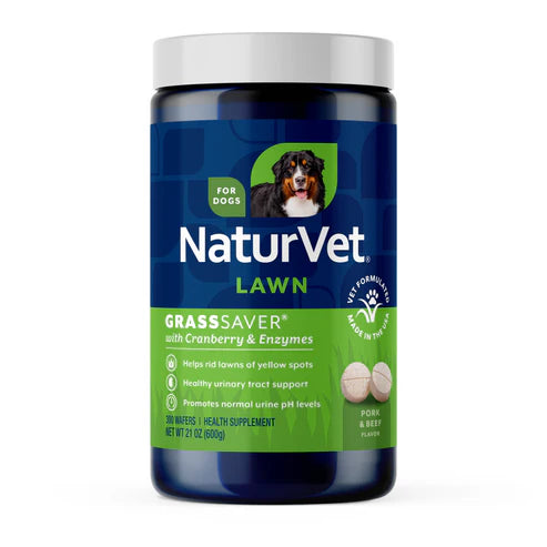 NaturVet GrassSaver® Wafers 300-Count, Dog Supplement