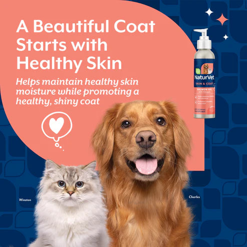 NaturVet Salmon Oil, Pet Supplement