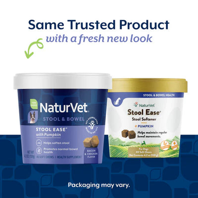 NaturVet Stool Ease® Soft Chews 40-Count, Dog Supplement