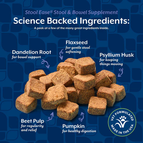 NaturVet Stool Ease® Soft Chews 40-Count, Dog Supplement