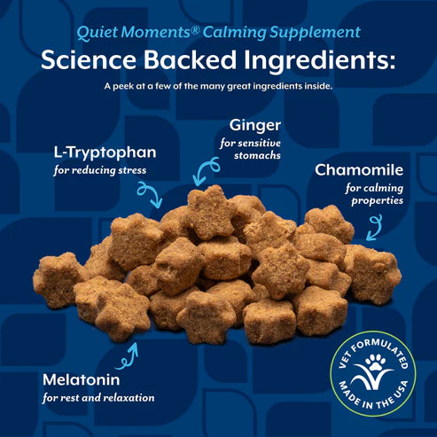 NaturVet Quiet Moments® Soft Chews 60-Count, Cat Supplement