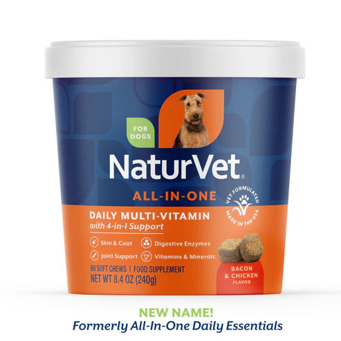 NaturVet Daily Multi-Vitamin Soft Chews Dog Supplement