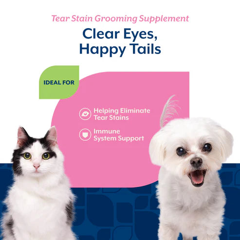 Naturvet Tear Stain Supplement Soft Chews, 70-Count