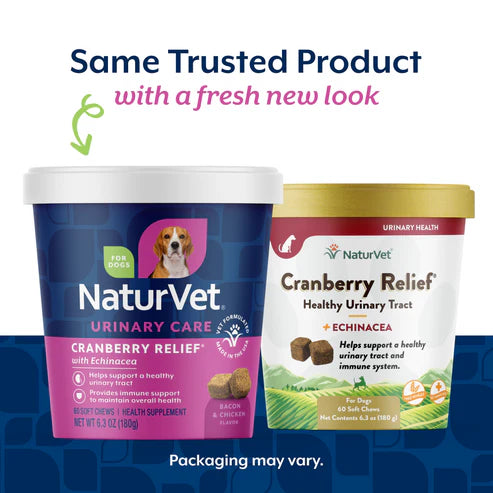 Naturvet Cranberry Relief® Soft Chew, For Dogs, 60-count