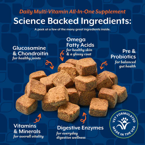 NaturVet Daily Multi-Vitamin Soft Chews Dog Supplement
