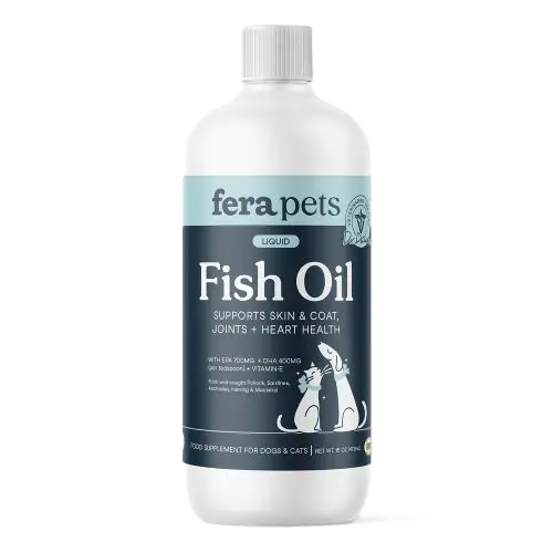 Fera Pets Fish Oil For Dogs and Cats, Pet Supplement, 8-oz