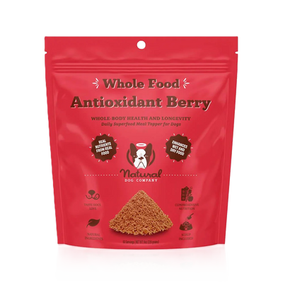 Natural Dog Company Whole Food Antioxidant Berry, Dog Food Supplement, 8-oz Pouch