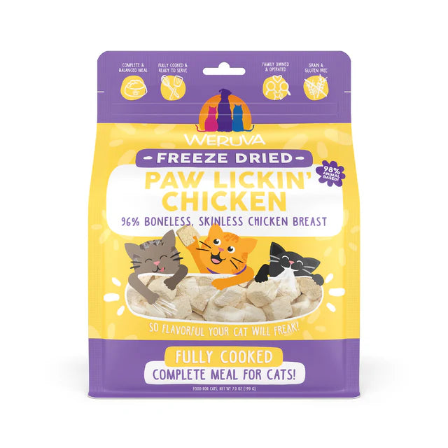 Weruva Paw Lickin' Chicken Freeze Dried Cat Food