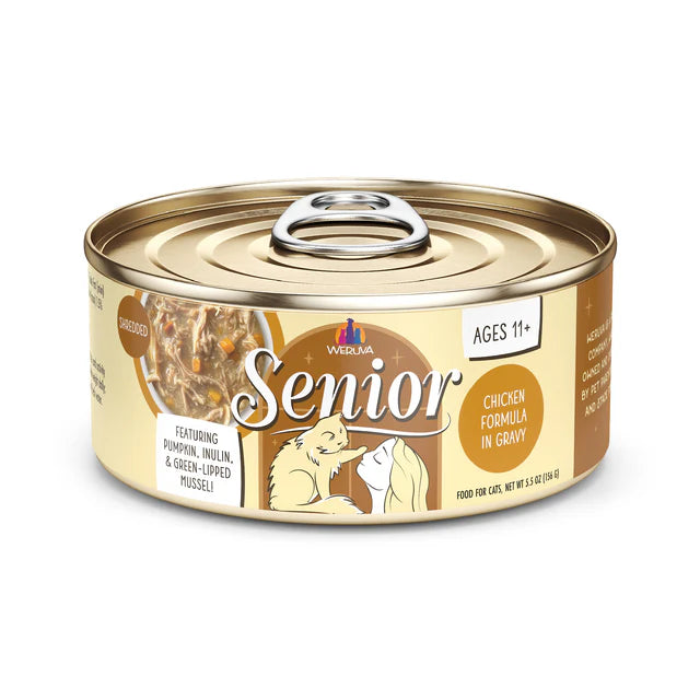 Weruva Senior Chicken in Gravy 3-oz, Wet Cat Food, Case Of 12