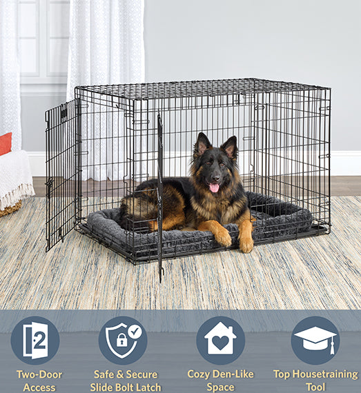 Midwest Contour Double Door Dog Crate