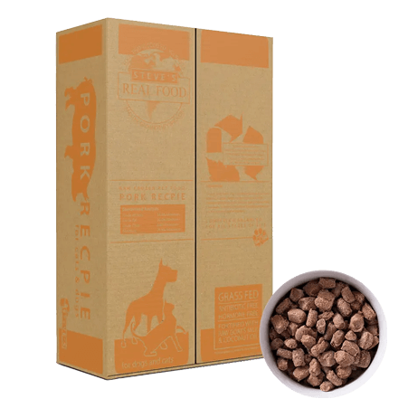 Steve's Real Food Frozen Nuggets Pork Recipe Dog Food, 9.75-lb Bag