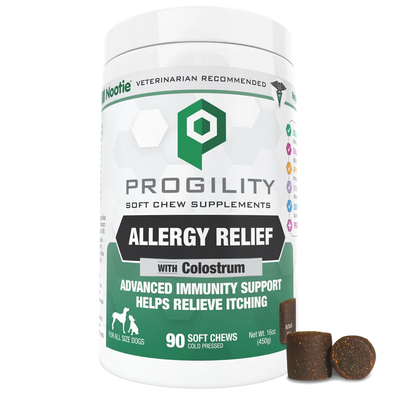 Nootie Progility Allergy Relief Soft Chews, 90-Count, Dog Supplement