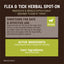 Earth Animal Apothecary Natural Flea & Tick Herbal Spot-On for Dogs & Puppies