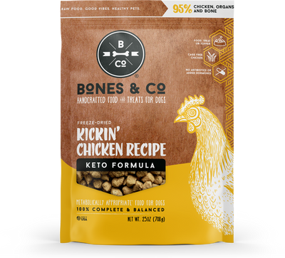 Bones & Co Kickin' Chicken Recipe 12-oz, Freeze-Dried Dog Food