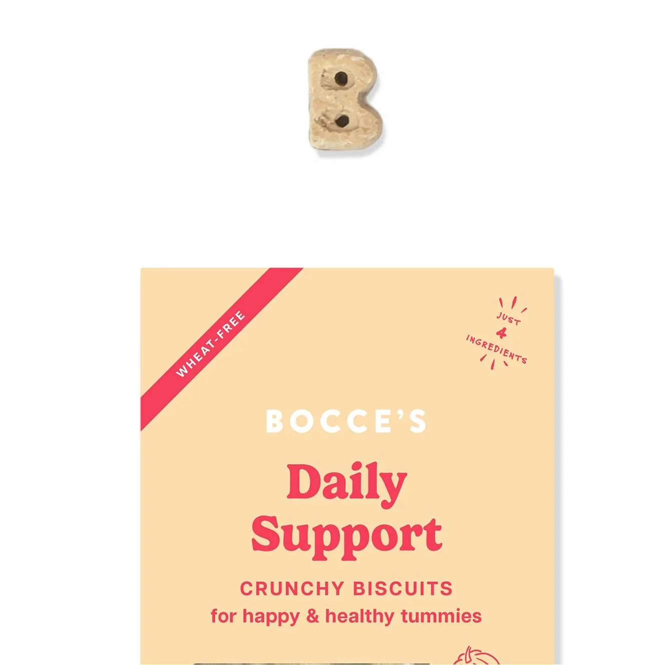 Bocce's Bakery Belly Biscuits, Biscuit Dog Treats, 12-oz Bag